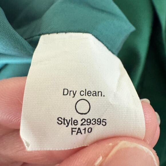 J.Crew Peplum Mini Dress Womens 4 Green Corset Sweetheart Neckline Spring Party - Picture 7 of 10